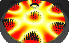 standing wave of CCP chamber (electro-magnetic analysis, metariver technology, www.metariver.kr)