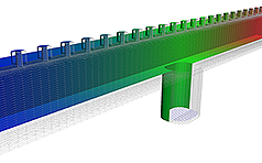 samadii/sciv : OLED source simulation (with Temp. field data) (DSMC simulation (CUDA), metariver technology, www.metariver.kr)