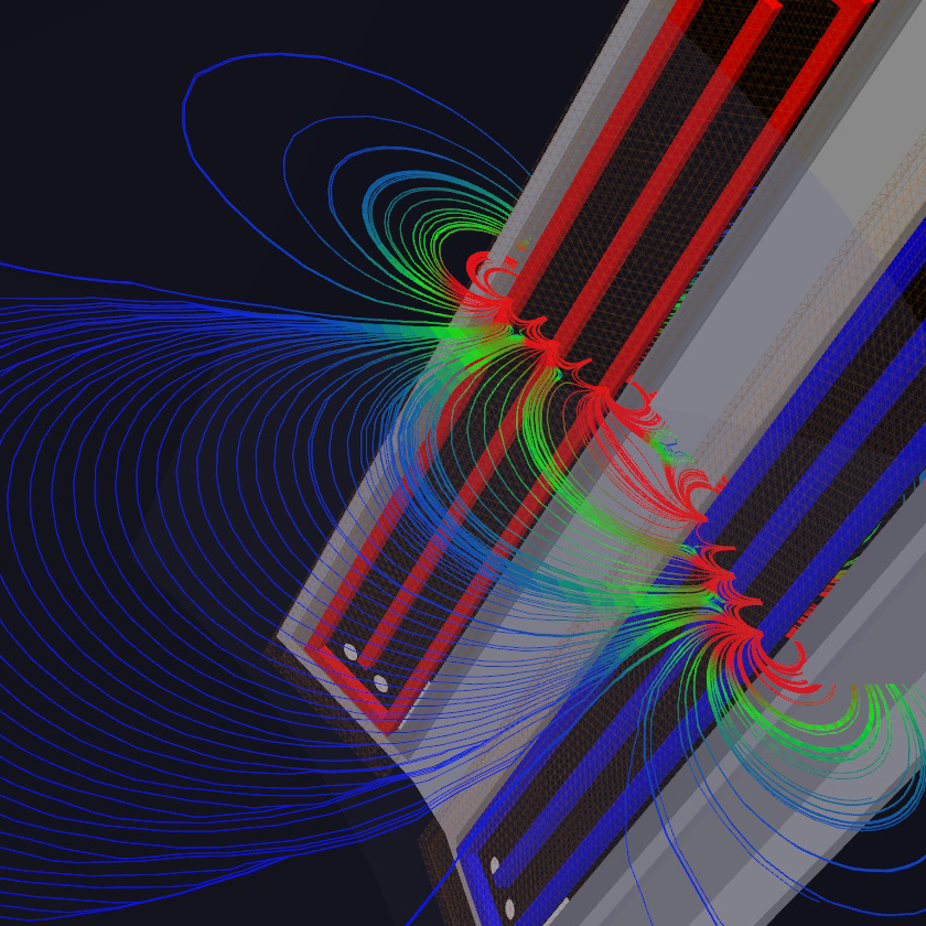 samadii em electromagnetic electro magnetic analysis simulation maxwell 메타리버 전자기장 GPU CUDA