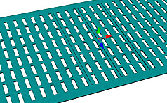 samadii/flex : large deformations of perforated plates (metariver technology, www.metariver.kr)