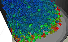 samadii/dem : planetary mill (cluster model) (DEM simulation (CUDA), metariver technology, www.metariver.kr)