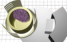 samadii/dem : planetary mill (DEM simulation (CUDA), metariver technology, www.metariver.kr)