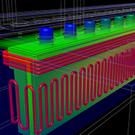 samadii sciv ray radiation conduction conjugate heat transfer semiconductor display device deposition thin film uniformity mask metariver 메타리버 GPU CUDA